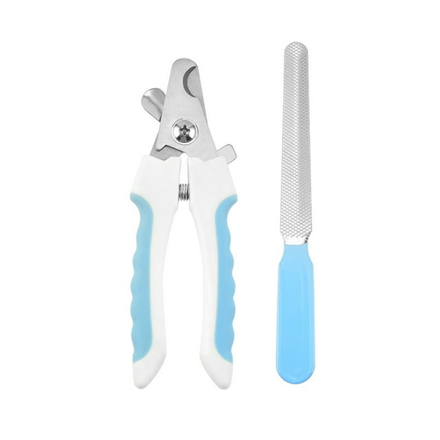 tssuouriy 2piece Beginner-friendly Cleaning Tools Set For Pet Nail Care And Baffle Does Not Damage blue large size 1Set