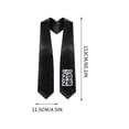 thumbnail image 3 of TACILIP Room Decor, 1PC Graduation Season Satin Honor Shawl, Gifts for Him, 3 of 6