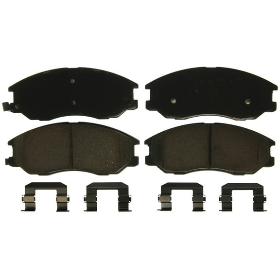 Wagner QuickStop ZD1097 Ceramic Disc Brake Pad Set Fits select: 2004-2005 KIA SEDONA