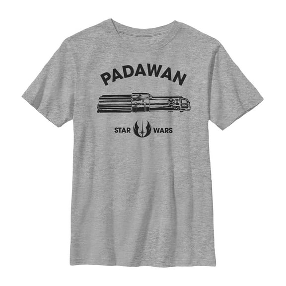 Boy's Star Wars Padawan Lightsaber  Graphic Tee Athletic Heather Medium
