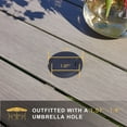 thumbnail image 3 of Vicllax 5-Pcs Round Outdoor Patio Dining Set Table and Chair Modern Style Metal for Deck Garden, 3 of 7