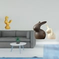 thumbnail image 2 of Figura de pollo de cerámica, decoración Feng Shui, estatua de conejo de , escultura para cumpleaños, Pascua, aniversarios, inauguración de ca, 2 of 8