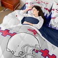 thumbnail image 4 of Castle Fairy Football Twin Bedding Sets for Kids Boys,Ball Gamer Bedding Comforter Set, 4 of 8
