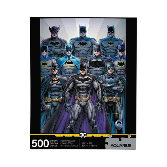 Trajes de Batman Puzzle AQUARIUS DC Comics, 500 piezas