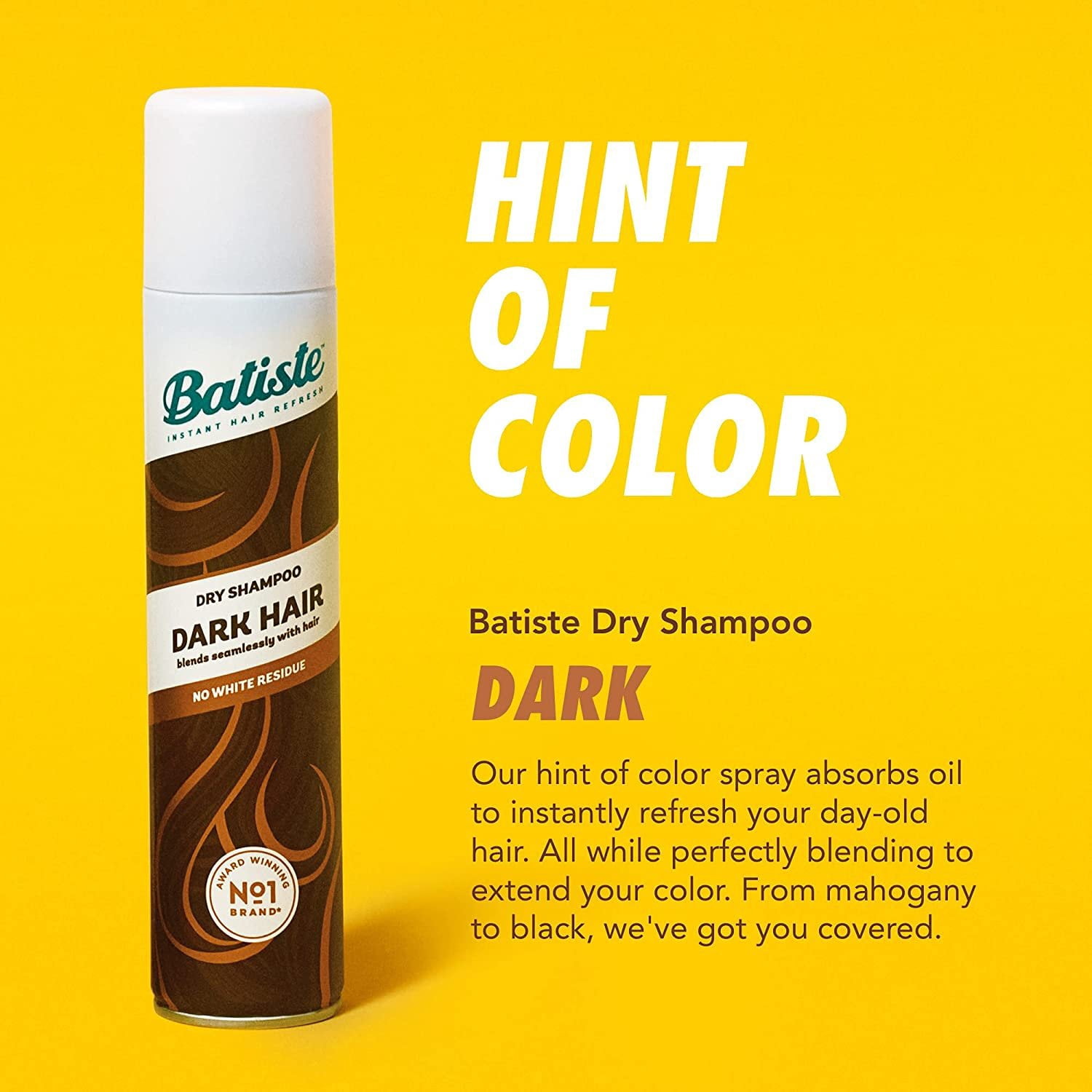 Batiste Dry Shampoo, Divine Dark, 6.73 fl. oz.