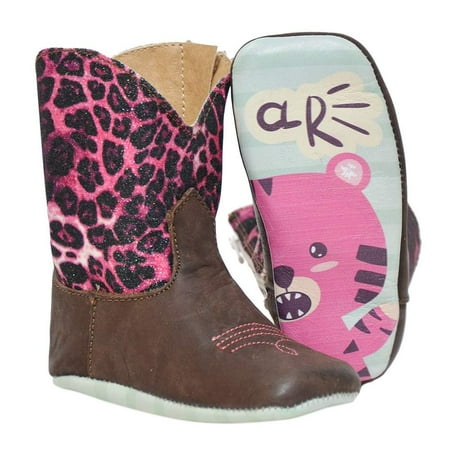 

Tin Haul Boys Infant Tin Haul Purrrfect Glitter Bootie 4 M Brown