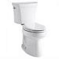 thumbnail image 2 of Highline Comfort Height Two-Piece Elongated Dual-Flush Toilet with Class Five Flush Technology and Left-Hand Trip Lever - Finish: White, 2 of 2