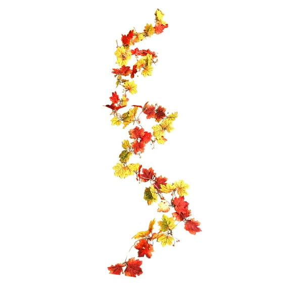 Thanksgiving Decorative String Lights, 5.4 Ft 10 LED Battery Operated Fairy Lights, Fall String Lights Maple Leaf,Thanksgiving Decor for Indoor Outdoor Porch, Yard Party Decor