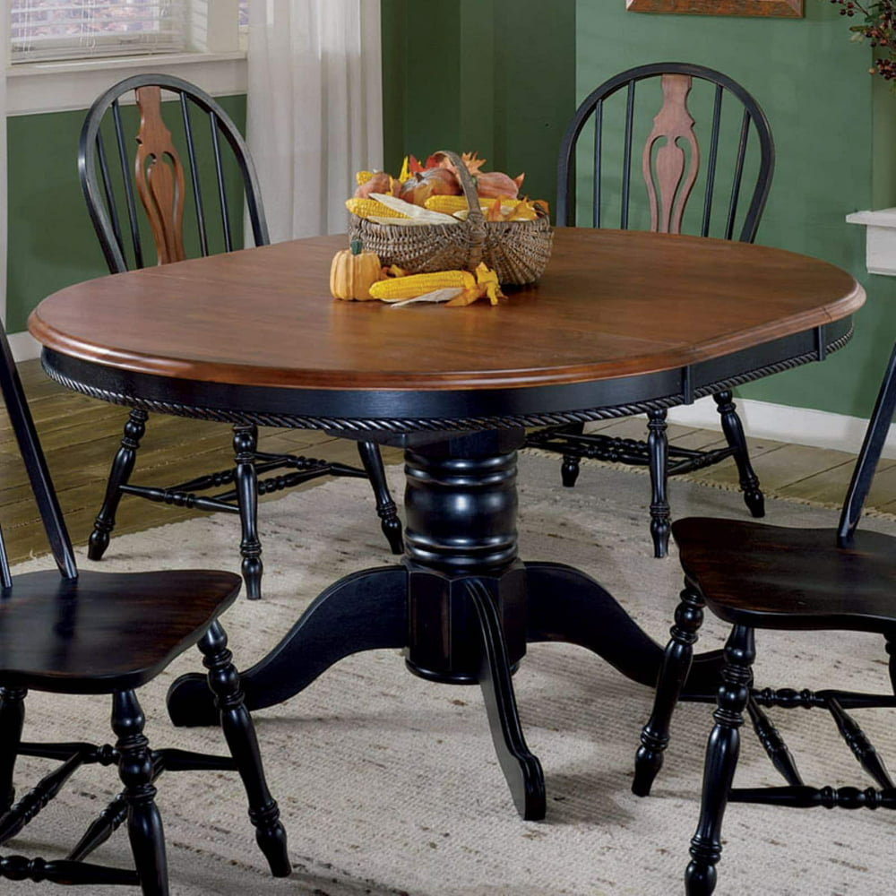 Sunset Trading 48 Inch Round Dining Table With Butterfly Leaf Walmart