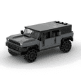 thumbnail image 1 of GMC Hummer SUV Compatible with LEGO Cars Building Block Brick Toy Car - 458 Pieces, 1 of 5