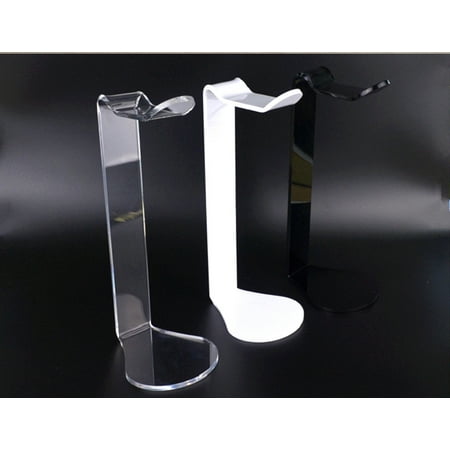 Desk Display Stand - Universal Acrylic Earphone Bracket Headset Hanger Holder Rack Headphone Desk Display C-Shape Stand Mount