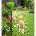 thumbnail image 3 of Cute Little Young Duck Flowering Shrubs Grass Field Spring Nature Animal Garden Yard Flag 12"x 18" Double Sided Polyester Welcome House Flag for Patio Lawn Outdoor Home Decor, 3 of 6
