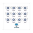 thumbnail image 5 of Urinal Screen With Non-Para Cleaner Block, Green Apple Scent, 3.25 Oz, Blue/white, 12/box | Bundle of 10 Boxes, 5 of 6