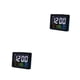 thumbnail image 3 of Reloj despertador LCD Cateissary con termómetro y alarmas pantalla grande color Negro, 3 of 6