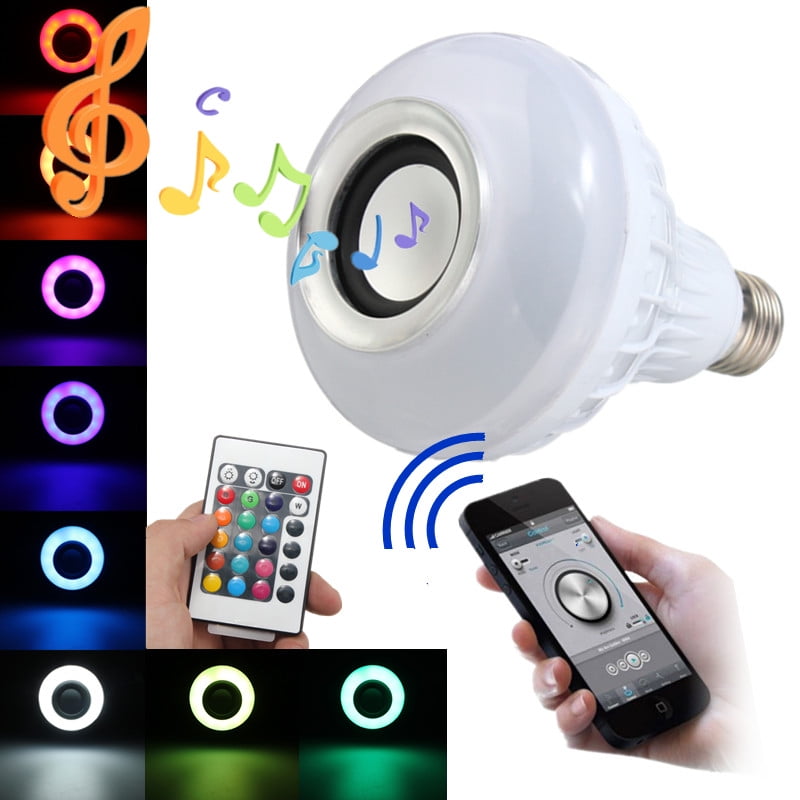 blue sky bluetooth light bulb speaker