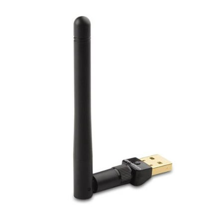 Cable Matters Gold Plated Wireless N 150Mbps High Gain Nano USB Adapter with Detachable