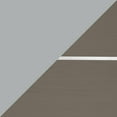 thumbnail image 3 of CorLiving Gallant Rectangular Aluminum and Poly-Wood Outdoor Dining Table with Umbrella Hole, Silver Grey/Taupe, 3 of 9