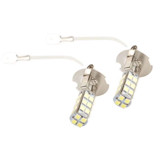 2 Bombillas Liderados Antiniebla H3 de Xenón, 28SMD 3528 Para Conduco de Vehículos Drl, Bombillas Antiniebla H3