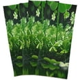thumbnail image 2 of Coolnut St. Patrick's Day Green Clover Kitchen Dish Towel Set,Drying Kitchen Towels Tea Towels Gift Set for Drying Cleaning Cooking Baking 6Pcs Wash cloth, 2 of 7