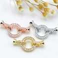 thumbnail image 4 of ziyahi Rhinestone Button Wedding Jewelry DIY Finding Handicraft Accessories for Gold, 4 of 6