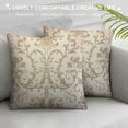 thumbnail image 3 of Nawypu  Damask Floral Throw Pillow Cover Vintage Victorian Renaissance Retro Romantic Elegant Royal Cozy Square Cushion Case for Men Women Boys Girls Room Home Decor, 3 of 5