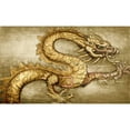 thumbnail image 3 of Art Atelier Alliance 24x16 Black Modern Framed Museum Art Print Titled - Golden Dragon, 3 of 5