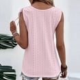 thumbnail image 4 of Tank Top for Women Plus Size Spring Summer Sleeveless Round-Neck Fashion Camisoles Solid Color Casual Loose Top, 4 of 7