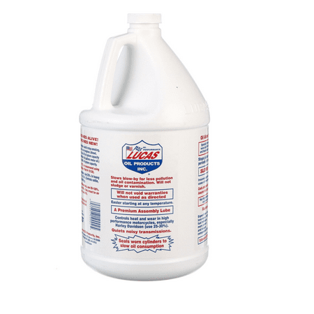 Lucas Oil 10002 Heavy Duty Oil Stabilizer One Gallon Jug Automotive Additive Pack of 6