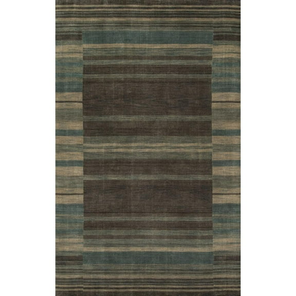 Momeni Rugs GRAMEGM-15BLU96D6 Gramercy Collection, 100% Wool Hand Loomed Contemporary Area Rug, 9'6" x 13'6", Blue