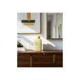 thumbnail image 2 of Square Ceramic Jar with Lid for Home and Living Room Decor - Decorative Flower Vase for Bedroom, Office, and Dining Room - Accent Jar for House and Tabletop Styling - 18", Yellow & Ivory, 2 of 10