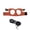 Orange, variant on Small Pet Chest Strap and Leash Set 3 Sizes S M L for Growing Squirrels 1.65M Rope