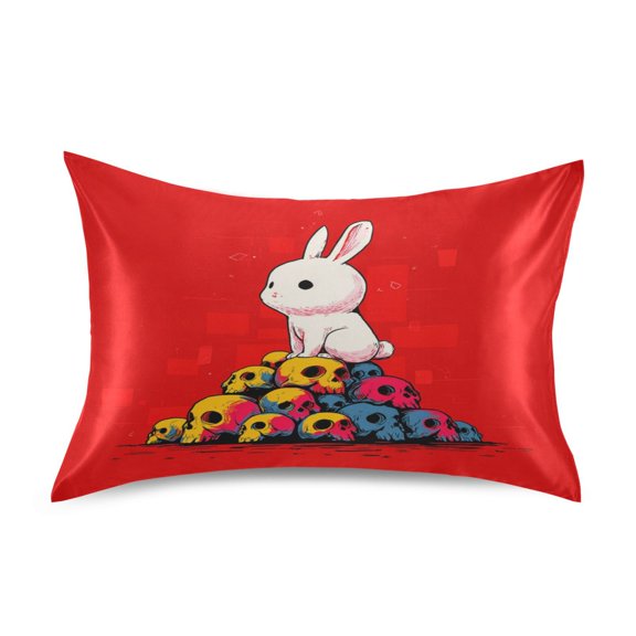 Silky Satin Standard Pillowcases For Hair And Skin Christmas House