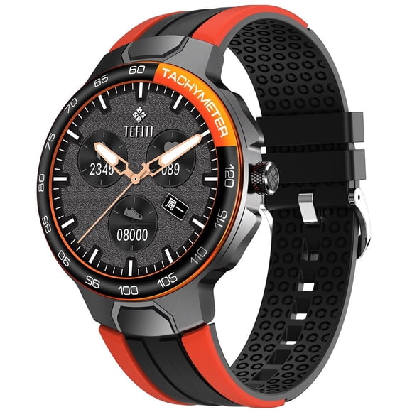 Smartwatch Reloj Inteligente Fulltouch E15 Original Fralugio  Naranja Fralugio Lujo
