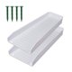 thumbnail image 5 of Extensiones de bajante de canalón de bloque contra salpicaduras para patio, jardín y hogar Blanco shamjiam Bloque contra salpicaduras de bajante, 5 of 7