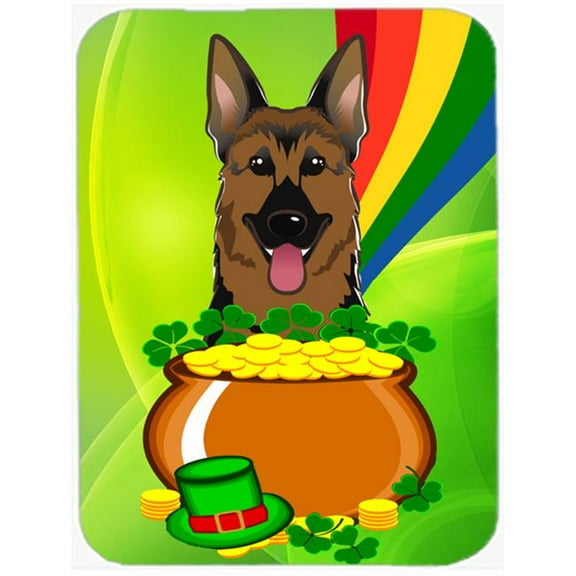 Carolines Treasures  German Shepherd St. Patricks Day Mouse Pad