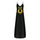 thumbnail image 3 of Vestido largo HUOGUO vestido sin mangas con cuello en V y estampado para mujer, 3 of 5