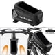 thumbnail image 4 of Bolsa De Marco Frontal Impermeable Para Teléfono De Bicicleta Con Tubo Superior, Teléfono De 7 ", Negro Sunnimix soporte para teléfono de bicicleta, 4 of 7