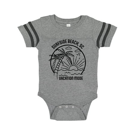 

Inktastic Summer Vacation Mode Surfside Beach South Carolina Gift Baby Boy or Baby Girl Bodysuit