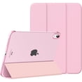 thumbnail image 1 of Funda Delgada con Soporte para iPad 11.ª Generación (A16) 11 Pulgadas 2025 y iPad 10.ª Generación 10.9 Pulgadas 2022, Carcasa Trasera Translúcida de PC Rígido Inteligente, Compatible con Touch ID,, 1 of 15