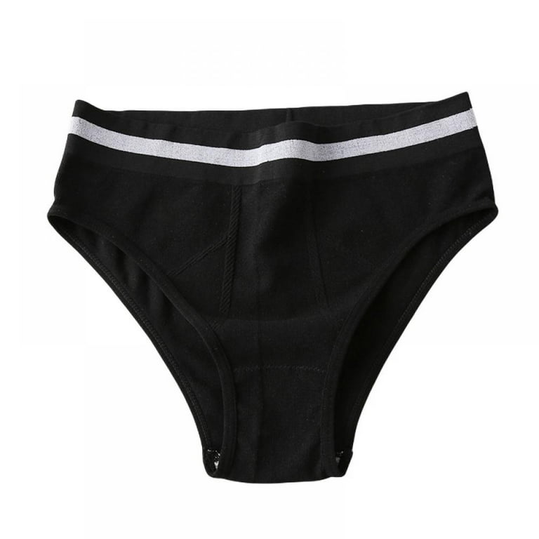 3Pcs Women's Underwear Tummy Control Panty Cotton Crotch Stretch Briefs