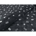 thumbnail image 3 of Black Silver Sequin Triple Mesh, Fabric By the Yard, 3 of 6