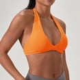 thumbnail image 4 of Women's Solid Color Four Rows Adjustable Wireless Bra Seamless Back Shaping and Breast Collection Yoga Sports Bras for Women, 4 of 6
