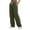 Army Green, variant on Kaemgyyd Wide Leg Sweatpants for Womens Casual Loose Elastic Waist Drawstring Trousers Fashion Workout Pants with Pockets