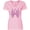 AD-Pink, variant on Inktastic Breast Cancer Awareness with Butterfly Ribbon Words Women's V-Neck T-Shirt