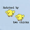 thumbnail image 2 of CafePress - Hatched By Two Chicks Infant Bodysuit - Baby Light Bodysuit, Size Newborn - 24 Months, 2 of 4