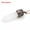Clear Quartz, variant on Natural Hexagonal Stone Pendant Quartz Crystal Healing Chakra Pendulum Necklace-Red Jasper