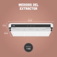 thumbnail image 4 of Campana Extractora Tipo Pared Slim Era 90 Cm Acero Inox Plateado, 4 of 8