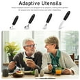 thumbnail image 4 of HLONK 1 Set Elderly Tableware Hand Tremble Proof Utensils Weighted Utensils for Tremors, 4 of 6
