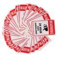 thumbnail image 3 of 50 hojas de signos de videovigilancia signos de vigilancia señales de advertencia vigilantes de la cámara de vigilancia, 3 of 4