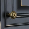 thumbnail image 5 of GlideRite 1-1/8 in. Round Snowflake Cabinet Knob, Antique Brass, Pack of 10, 5 of 5